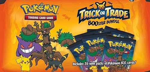 Trick or Trade 2024 Booster Bundle (35 Booster) Englisch Trick or Treat PKM Halloween Booster + Heartforcards® Versandschutz von HEART FOR CARDS