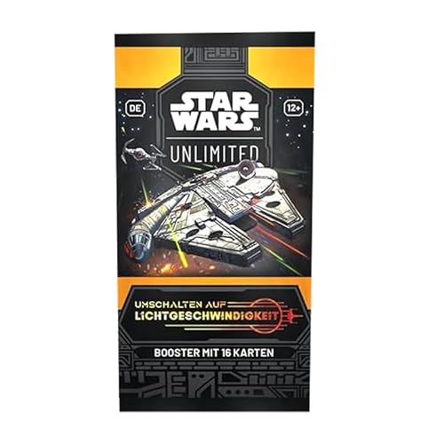 Umschalten auf Lichtgeschwindigkeit Star Wars: Unlimited | 1x Boosterpack (Deutsch) | 16 Karten | Mit Heartforcards® Versandschutz von HEART FOR CARDS