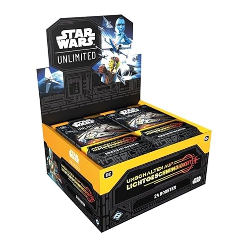 Umschalten auf Lichtgeschwindigkeit - Star Wars: Unlimited | Booster Display (Deutsch) | 24 Boosterpacks | Mit Heartforcards® Versandschutz von HEART FOR CARDS