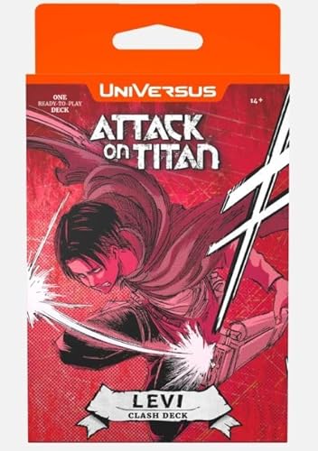 Universus CCG: Attack on Titan Battle for Humanity Clash Deck Levi/Mikasa + Heartforcards Versandschutz (Levi) von HEART FOR CARDS