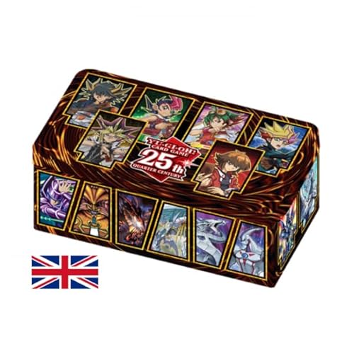 YGO - 25th Anniversary Collectors Tin: Dueling Heroes 2023 - Englisch + HeartForCards Versandschutz von HEART FOR CARDS