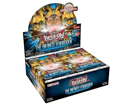 Yu-Gi-Oh! - The Infinite Forbidden Display - mit 24 Booster und 9 brandneuen Karten pro Booster - ENGLISCH + Heartforcards® Versandschutz von HEART FOR CARDS