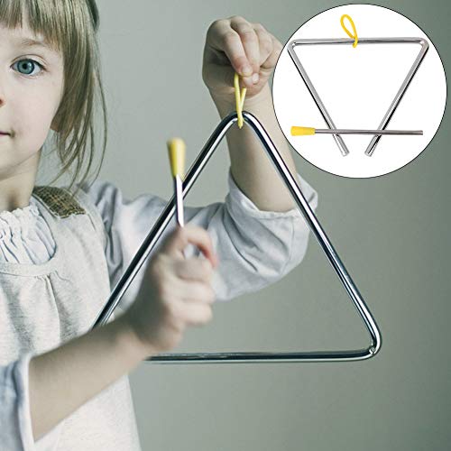 6-Zoll-Stahl-Musikdreieck mit Lebendiger Klangqualität für die Rhythmuserziehung von Kindern 6-Zoll-Stahl-Musikdreieck mit Lebendiger Klangqualität für die Rhythmuserziehung von Kindern von HEEPDD