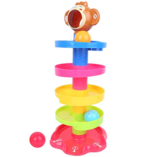 HEEPDD Kind Lernspielzeug Ball Drop Roll Swirling Tower Geschenk in Leuchtenden Farben, für Jungen und Mädchen über 9 Monate, 5-lagiges Design von HEEPDD