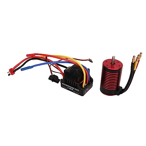 HEEPDD RC-Brushless-Motor-ESC-Set, RC-Elektrogeschwindigkeitsregler, Stabile Ausgangsleistung, Hochtemperaturbeständige Kupferspule für die Wartung (3100KV) von HEEPDD