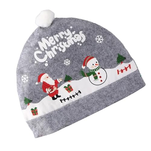 HEEZOU Modische Winter Weihnachtsmütze Mit Schönen Designs Partyzubehör Accessoire Für Jeden Lässige Dekoration von HEEZOU