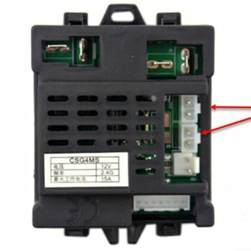 HEIBTENY 1 Stück Empfänger für Elektroautos für Kinder CSG4A CSG6 CSG4M 12V-Empfänger für Kinder-Elektroauto 4GHz RC (type1 CSG4MS 12V) von HEIBTENY