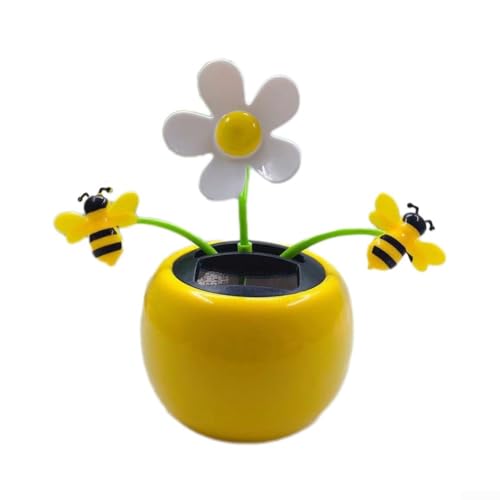 HEIBTENY Solarbetriebene Tanzende Blume Solarbetriebenes Tanzendes Bienen-/Blumen-/Schmetterlingsspielzeug(Bees) von HEIBTENY