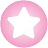 HEIMESS 741447 Clickhalbperle rosa mit weißem Stern HEIMESS 741447 Clickhalbperle rosa mit weißem Stern von HEIMESS