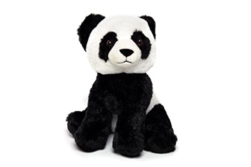 Heitmann Deco PET Plüschtier Panda - schwarz/weiß - 25cm - Nachhaltig - aus 100% Recyclingmaterial von HEITMANN DECO