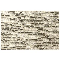 HEKI 72602 H0 TT Bruchsteinmauer beidseitig geprägt 50x25 cm, 2 Stück von HEKI