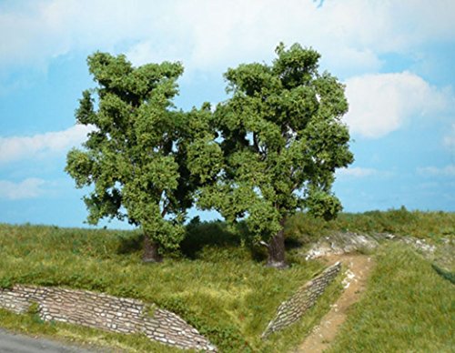 Heki 1978 Obstbäume, 4 Stück, Höhe 14 cm, Mehrfarbig von HEKI