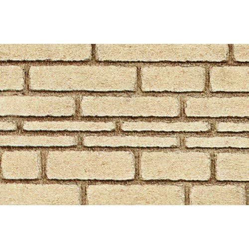 Heki 70602 Hewn Natursteinwand 0/1/H0,2 Stück, Größe 50 x 25 x 0,3 cm, Mehrfarbig von HEKI