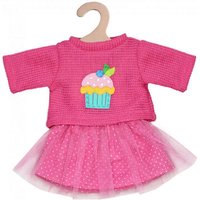 HELESS 1050 Puppen-Pullover und Tüllrock "Cupcake", klein, Gr. 28-35 cm von HELESS