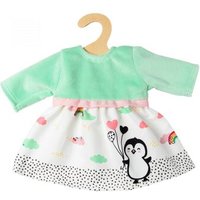 HELESS 1124 Puppen-Kleid Pinguin Pünktchen, Größe 28-35 cm von HELESS