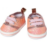 HELESS 1481 Puppen-Glitzer-Sneakers, rosa, Größe 30-34 cm von HELESS