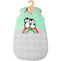 HELESS 2194 Puppen-Schlafsack Pinguin Pünktchen, Größe 35-50 cm von HELESS