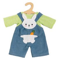 HELESS 2316 Puppen-Latzhose mit Ringelshirt Bunny Lou, Größe 35-45 cm von HELESS