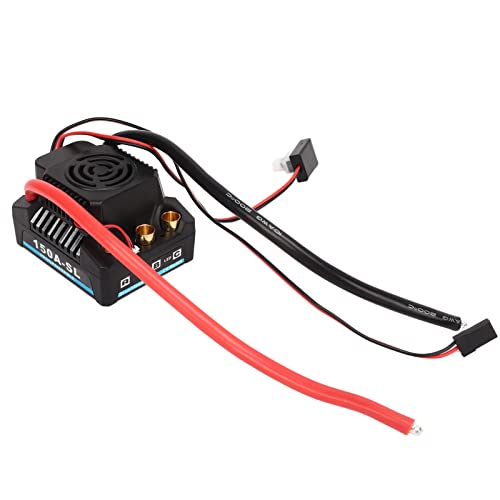 HELEVIA 150 A Bürstenloser ESC, Wasserdicht, Staubdicht, BEC 5 A, 5,8 V, Elektronischer Geschwindigkeitsregler 1/8 RC-Car von HELEVIA