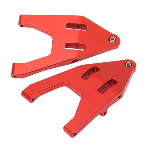 HELEVIA 2PCS RC Front Lower Swing Arm Aluminiumlegierung Präzise Passform Leicht Udirc UD1002 UD1002se (Rot) von HELEVIA