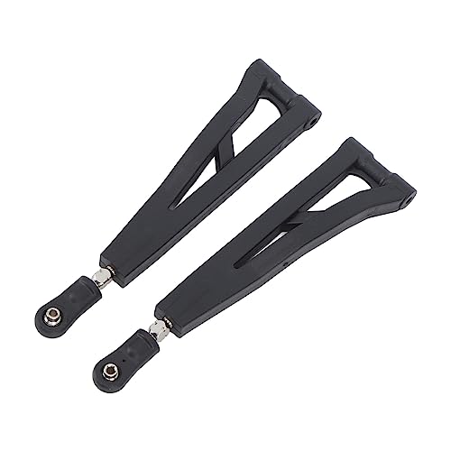 HELEVIA 2PCS RC Front Upper Suspension Arm Kunststoff Stahl Front Upper Swing Arm Zubehör ZD Racing 9021 08423 RC Auto Schwarz von HELEVIA