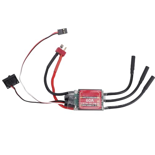 HELEVIA AM32 ESC Fit für 2847 540 3650 Bürstenlosen Motor 60A Unidirektional Bidirektional 2A BEC Elektrische Geschwindigkeit Controller HELEVIA AM32 ESC Fit für 2847 540 3650 Bürstenlosen Motor 60A Unidirektional Bidirektional 2A BEC Elektrische Geschwindigkeit Controller von HELEVIA