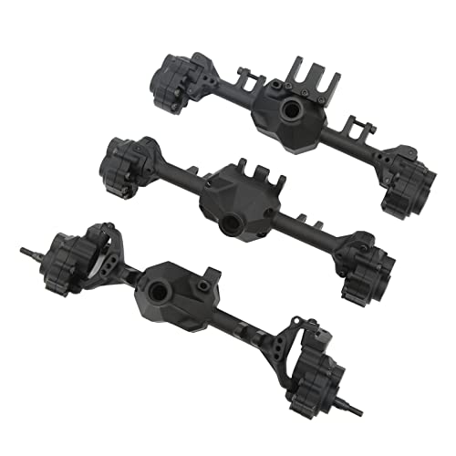 HELEVIA Achsgehäuse-Set, Aluminiumlegierung, CNC-Vorder-, Mittel- und Hinterachsgehäuse-Set TRX6 1/10 RC-Car von HELEVIA