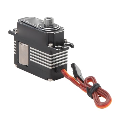 HELEVIA DS3235 25 Kg Digitales RC-Servo aus Aluminiumlegierung mit Hoher Torsion, Ganzmetallgetriebe, Geräuscharmer RC-Servo RC-Car-Roboterboot von HELEVIA