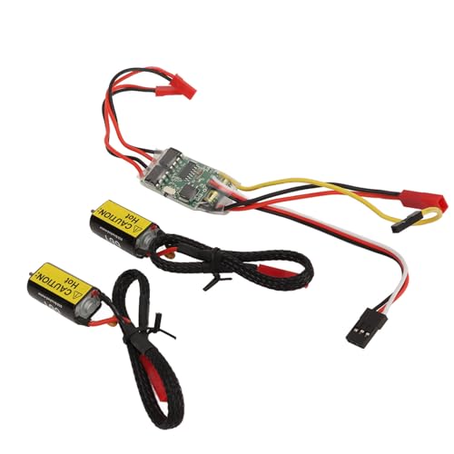 HELEVIA Elektrische Geschwindigkeitsregler Dual Way Bidirektionale 10A ESC-Geschwindigkeitsregelung für RC-Modellschiffe von HELEVIA