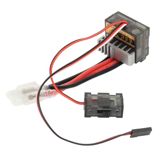 HELEVIA Ferngesteuertes Auto ESC 320A Gebürsteter Elektronischer Geschwindigkeitsregler, Geeignet für NiMH- und 2S-Lithiumbatterien von HELEVIA