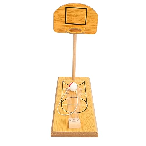 HELEVIA Holz-Desktop-Basketballspiel Finger-Basketballkorb-Schießspielzeug Eltern-Kind-Interaktion von HELEVIA