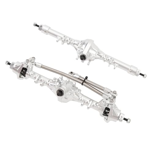 HELEVIA RC-Auto-Vorder-Hinterachs-Set für SCX10 II für Currie RockJock Upgrade-Teile Aluminiumlegierung 1/10 RC-Auto Vorder- und Hinterachse Silber HELEVIA RC-Auto-Vorder-Hinterachs-Set für SCX10 II für Currie RockJock Upgrade-Teile Aluminiumlegierung 1/10 RC-Auto Vorder- und Hinterachse Silber von HELEVIA