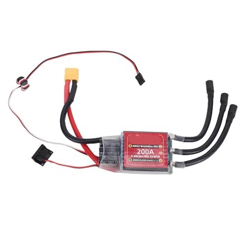 HELEVIA RC Bürstenloser ESC, RC Bürstener Elektronischer Geschwindigkeitsregler, Passform für 4292 4985 4998 5593 55113 Motor HELEVIA RC Bürstenloser ESC, RC Bürstener Elektronischer Geschwindigkeitsregler, Passform für 4292 4985 4998 5593 55113 Motor von HELEVIA