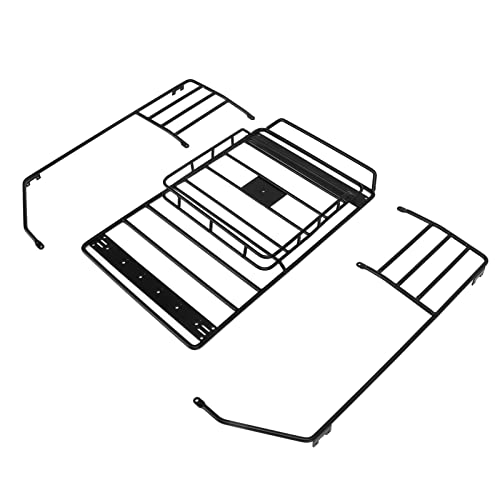 HELEVIA RC Dachträger Gepäckträger Eisen Dachträger Überrollkäfig Axial SCX10 Wrangler Auto Shell 313mm Radstand von HELEVIA