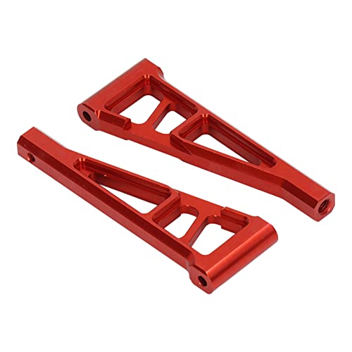 HELEVIA RC Front Upper Swing Arm Aluminiumlegierung Leichter RC Car Front Upper Suspension Arm ARRMA 1/7 1/8 RC Car (Rot) von HELEVIA