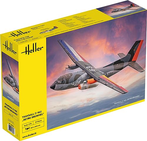 heller 80358 Transall C-160 „Retro Brummel“ 1/72, Weiß von Heller