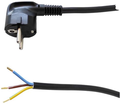 Helukabel 84405-1 Strom Netzkabel Schwarz 3m von HELUKABEL