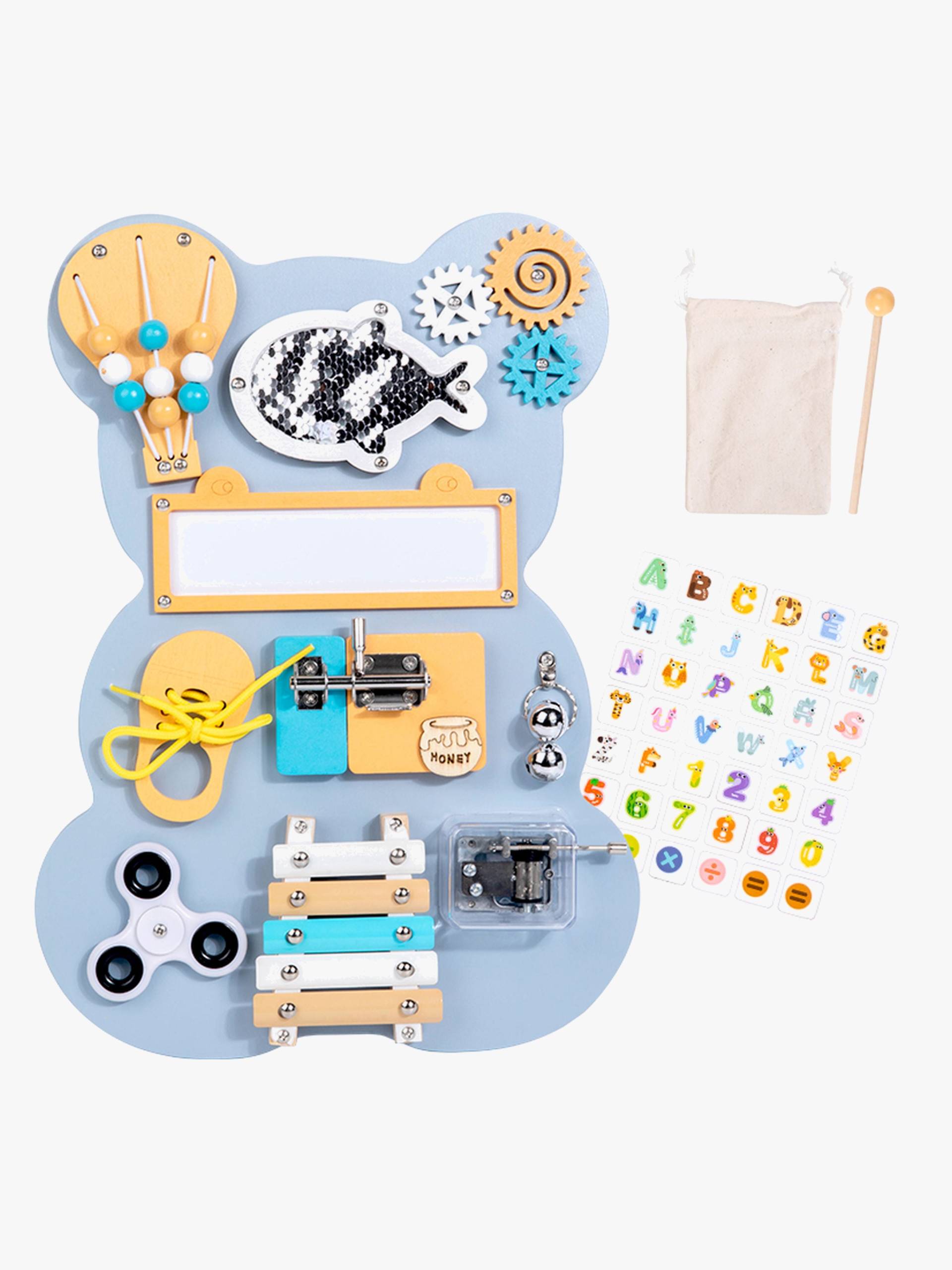 Hemmingsen Kids Mini Aktivitätsbrett mit Spieluhr, Babyspielzeug Hemmingsen Kids Mini Aktivitätsbrett mit Spieluhr, Babyspielzeug von HEMMINGSEN Kids