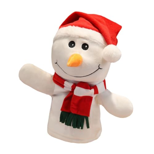 1stk Santa Handpuppe Weiche Handspielzeuge Tierisches Spielzeug Fingerpuppen Weihnachten Fingerpuppen Spielzeug Fingerpuppen Für Kinder Feiertagspuppen Weiß Pp Baumwolle HEMOTON von HEMOTON