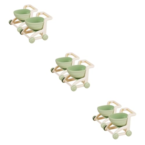 6 Stück Mini Einkaufswagen Spielzeug Spielzeug Miniatur Hauswagen Rollenspiel Einkaufswagen Miniatur Handwagen Kinder Einkaufswagen Kleiner Supermarkt Wagen Oder HEMOTON von HEMOTON