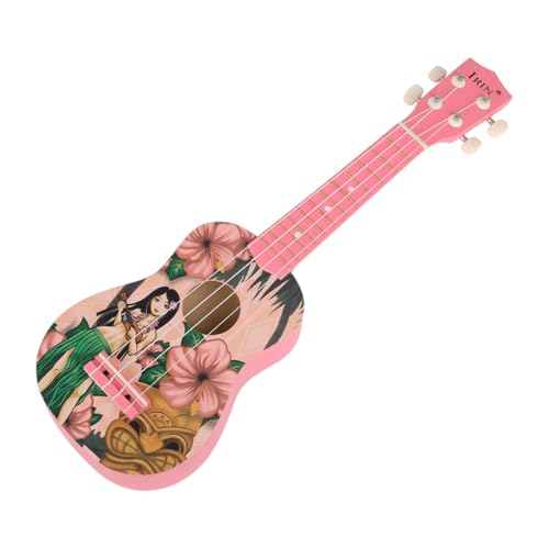 HEMOTON 1 PC 21 21 Zoll Ukulele Kinderspielspielzeug Kindergitarre Ukulele Mini Ukulele 21 Zoll Ukulele Saiteninstrument Ukulele Für Die Früherziehung Rosa Linde von HEMOTON