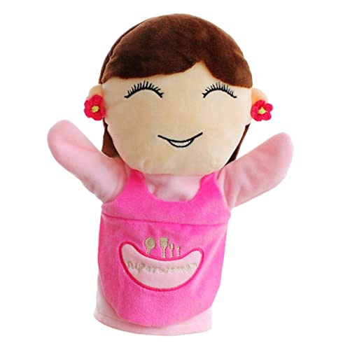 HEMOTON 1 STK Handpuppe interaktives lauch Kuscheltier Fingerpuppe Puppentheater plushdoll pucktuch Kinderhandspielzeug pädagogisches Handfamilienpuppen Stoff von HEMOTON