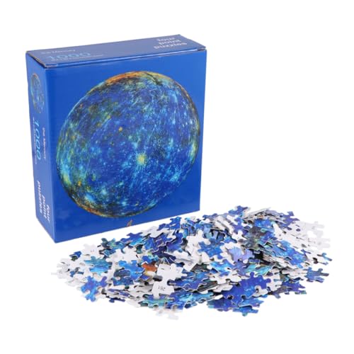 HEMOTON 1000-teiliges Planeten-Puzzle Dekompressions-Puzzle Spielzeug Intelligenzspiel für Erwachsene Jungen und Mädchen von HEMOTON