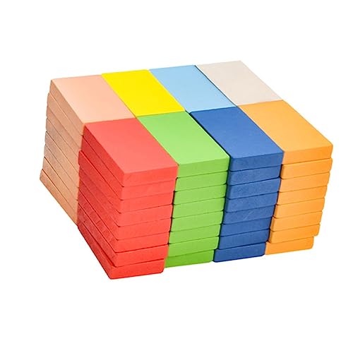 HEMOTON 1 Satz 80 Stück Domino Spielzeug für frühe Bildung Rayan-Spielzeug für Kinder kinderspielzeug Kinder Spielzeug lustiges Spielzeug für Kinder Spielzeug für die Früherziehung hölzern von HEMOTON