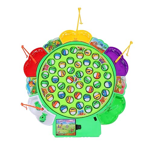 HEMOTON 1 Satz Angelrolle Spielzeug Elektrisches Angelspielzeug Angelspiel Für Kleinkinder Magnetisches Angelspiel Regenbogen-Clip-perlen-Puzzle Outdoor-Spielzeug Plastik Colorful von HEMOTON