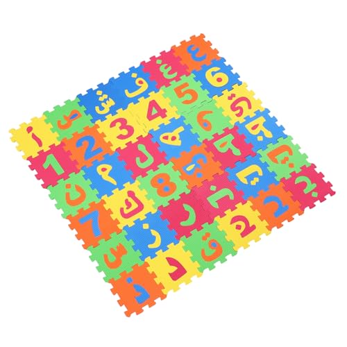 HEMOTON 1 Satz Arabische Matten Babyspielzeug Schaumstoffmatten Für Kinder Spielzimmer Rätsel Spielmatte Ineinandergreifende Schaumstoff-fußmatten Spielen Kindermatte Kleinkinder Eva von HEMOTON