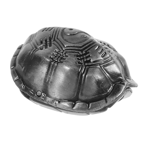 HEMOTON 1 Satz Bagua-schildkrötenpanzer Chinesische Reichtumsmünzen Meeresschildkröte Dekor Acht Trigramme Chinesische Schildkröte Schildkrötenschmuck Glücksspiel Requisiten Metall Silver von HEMOTON