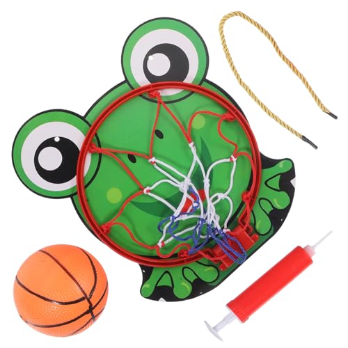 HEMOTON 1 Satz Basketball-brettspielzeug Indoor-basketballständer Indoor-basketballspielzeug Jungen Wand-basketballständer Basketball- Kunststoffrahmen Green von HEMOTON