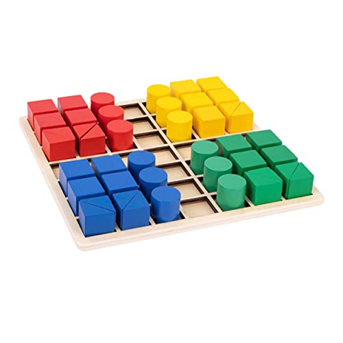 HEMOTON 1 Satz Baustein-Puzzle-Spielzeug Formsortierspielzeug Passendes Puzzle-Spielzeug Spielzeug Für Kinder Vorschulspielzeug Kinderspielzeug Spielzeug Für Kleinkinder Hölzern von HEMOTON