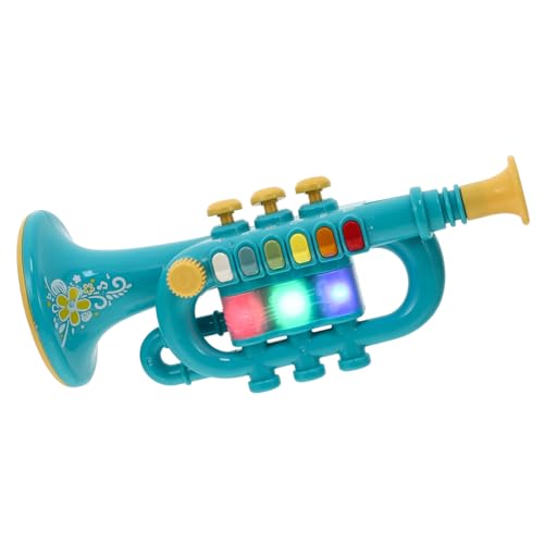 HEMOTON 1 Satz Blasinstrumente Für Kinder Trompetengeräuschemacher Jungen Kinderspielzeug Musical Musikinstrument Für Kinder Trompetenmodell Spielzeug Für Kleinkinder Blue Abs von HEMOTON